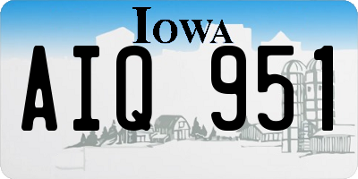 IA license plate AIQ951