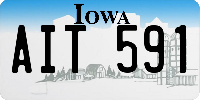 IA license plate AIT591
