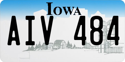 IA license plate AIV484
