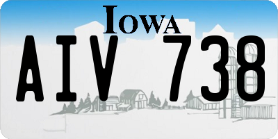 IA license plate AIV738