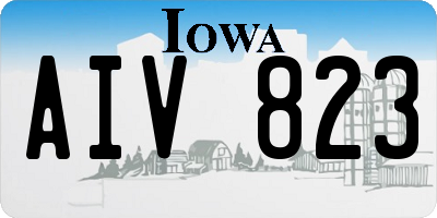 IA license plate AIV823