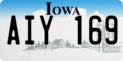 IA license plate AIY169