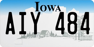IA license plate AIY484