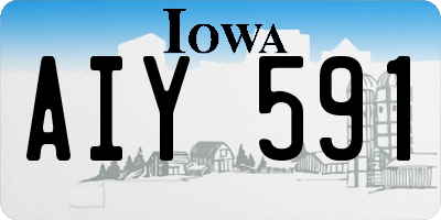 IA license plate AIY591