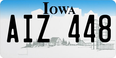 IA license plate AIZ448