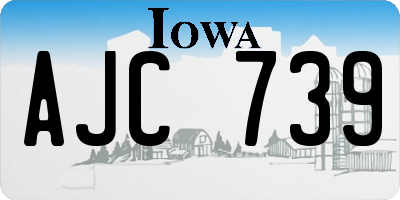 IA license plate AJC739