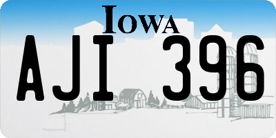 IA license plate AJI396