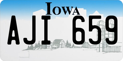 IA license plate AJI659