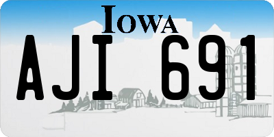 IA license plate AJI691