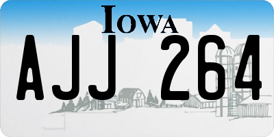 IA license plate AJJ264