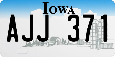 IA license plate AJJ371