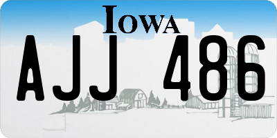 IA license plate AJJ486