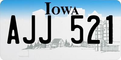 IA license plate AJJ521