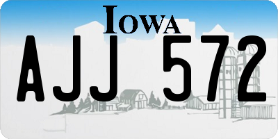 IA license plate AJJ572