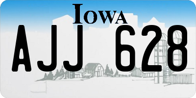 IA license plate AJJ628