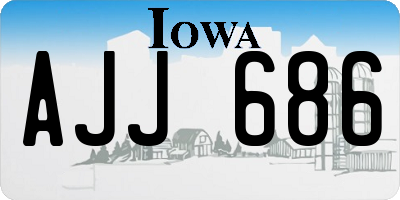 IA license plate AJJ686