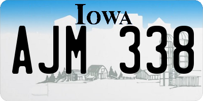 IA license plate AJM338
