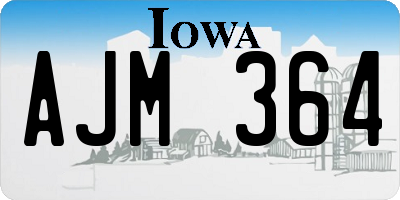 IA license plate AJM364