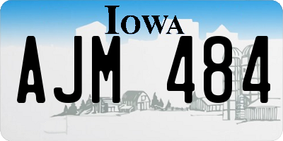 IA license plate AJM484