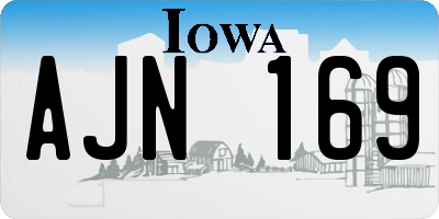 IA license plate AJN169