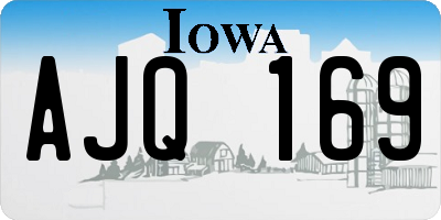 IA license plate AJQ169