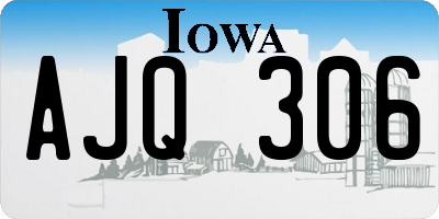 IA license plate AJQ306