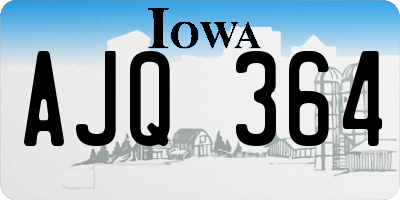 IA license plate AJQ364