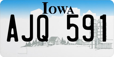 IA license plate AJQ591