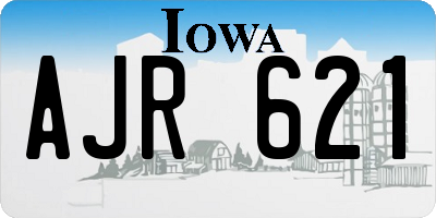 IA license plate AJR621