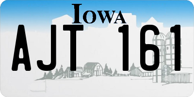 IA license plate AJT161