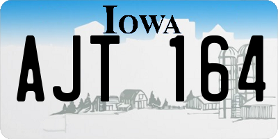 IA license plate AJT164