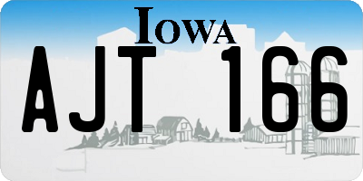 IA license plate AJT166
