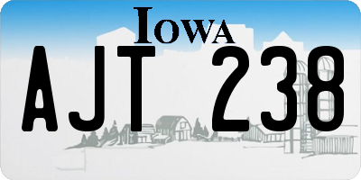 IA license plate AJT238