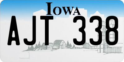 IA license plate AJT338