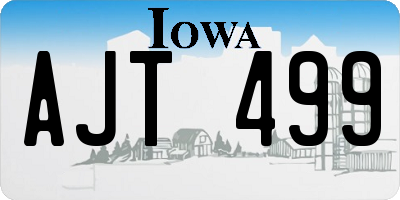 IA license plate AJT499