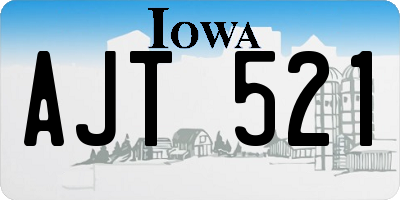 IA license plate AJT521