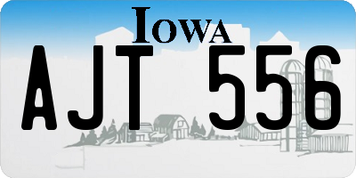 IA license plate AJT556