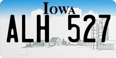 IA license plate ALH527