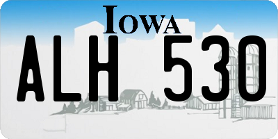 IA license plate ALH530