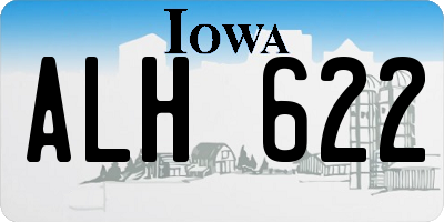IA license plate ALH622