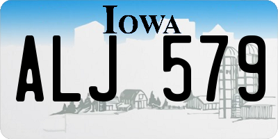 IA license plate ALJ579