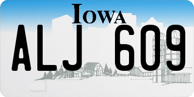 IA license plate ALJ609
