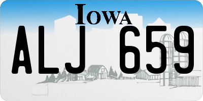 IA license plate ALJ659