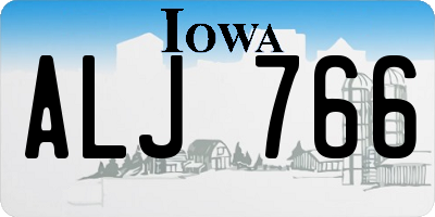 IA license plate ALJ766