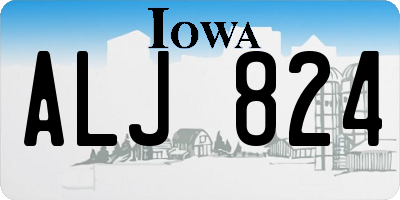 IA license plate ALJ824