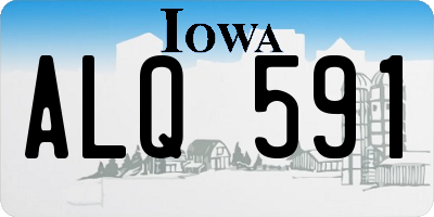 IA license plate ALQ591