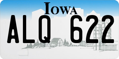 IA license plate ALQ622