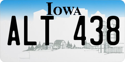 IA license plate ALT438