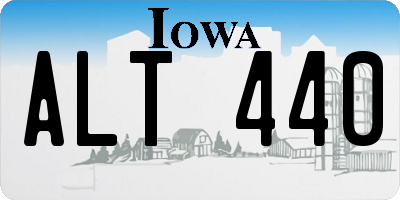 IA license plate ALT440