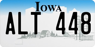 IA license plate ALT448